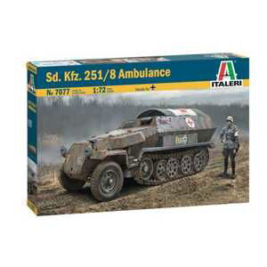 Model Kit military 7077 - Sd.Kfz. 251/8 Ambulance (1:72)