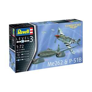 Plastic modelky letadla 03711 - Me262 & P-51B (1:72)