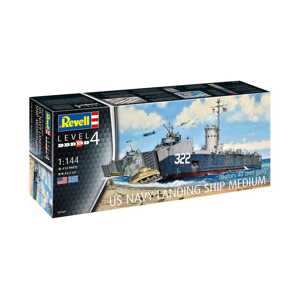 Plastic modelky loď 05169 - US Navy Landing Ship Medium (Bofors 40 mm gun) (1: 144)