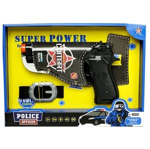 Policejní pistole s páskem