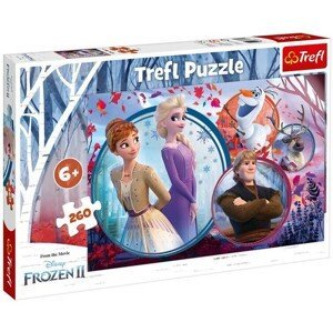 Trefl Puzzle Sesterské dobrodružství Frozen 2 260 dílků