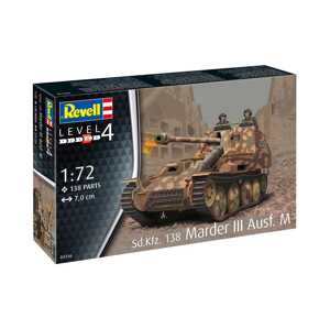 Plastic modelky military 03316 - Sd. Kfz. 138 Marder III Ausf. M (1:72)