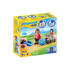 PLAYMOBIL 1.2.3 70406 Můj tahací pejsek