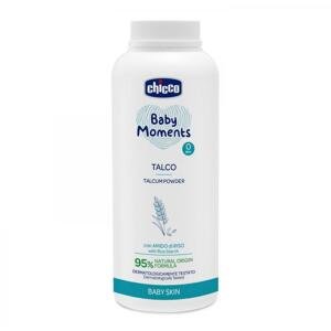 CHICCO Pudr dětský Baby Moments s rýžovým škrobem 95% přírodních složek 150 g