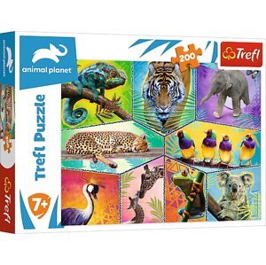 Trefl Puzzle 200 - V exotickém světě