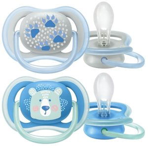 Philips AVENT Dudlík Ultra air pastel 6-18m chlapec 2 ks