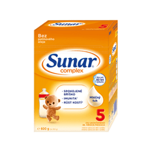 SUNAR Complex 5 dětské mléko (+ mnostvo X600 g)