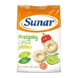 SUNAR Dětský snack jablečné kroužky (50 g)