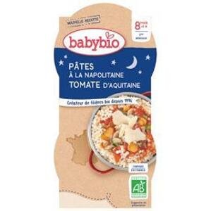 BABYBIO Večerní menu Neapolské těstoviny (2x 200 g)