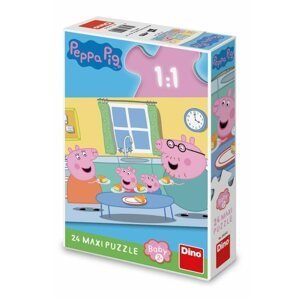 Dino PEPPA PIG? OBĚD 24 maxi Puzzle