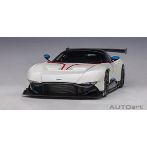 ASTON MARTIN VULCAN (STRATUS WHITE W/ BLUE STRIPES)