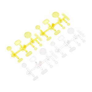 Axial krytky LED osvětlení čiré/žluté (4)