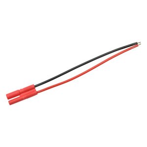 Konektor zlacený 2.0mm samice s kabelem 20AWG 10cm