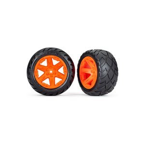 Traxxas kolo 2.8", disk RXT oranžový, pneu Anaconda (2WD zadní) (2)