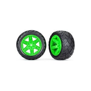 Traxxas kolo 2.8", disk RXT zelený, pneu Anaconda (2WD zadní) (2)