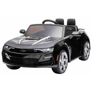 Elektrické autíčko Chevrolet Camaro 12V, 2,4 GHz dálkové ovládání, Černé