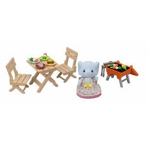 Sylvanian family BBQ sada na piknik se slonem