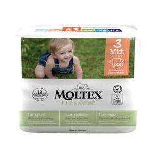 MOLTEX Pure&Nature Plenky jednorázové 3 Midi (4-9 kg)