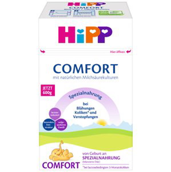 HiPP Comfort Speciální kojenecká výživa od narození, 600 g