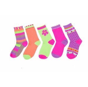 Dětské barevné ponožky, Pidilidi, PD513, holka- 26-27