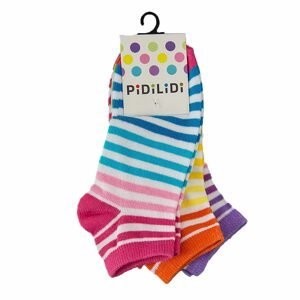 Ponožky kotníkové dívčí - 3pack, Pidilidi, PD0130, holka -35-37