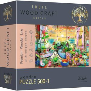 Trefl Dřevěné puzzle 501 - Dům na pláži