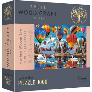 Trefl Dřevěné puzzle 1000 - Barevné balóny