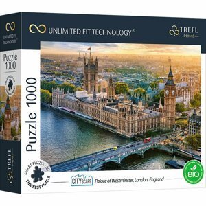 Trefl Prime Puzzle 1000 UFT - Panorama města: Westminsterský palác, Londýn, Anglie