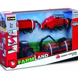 Bburago 10cm Farm tractor Gift Set (6ks)