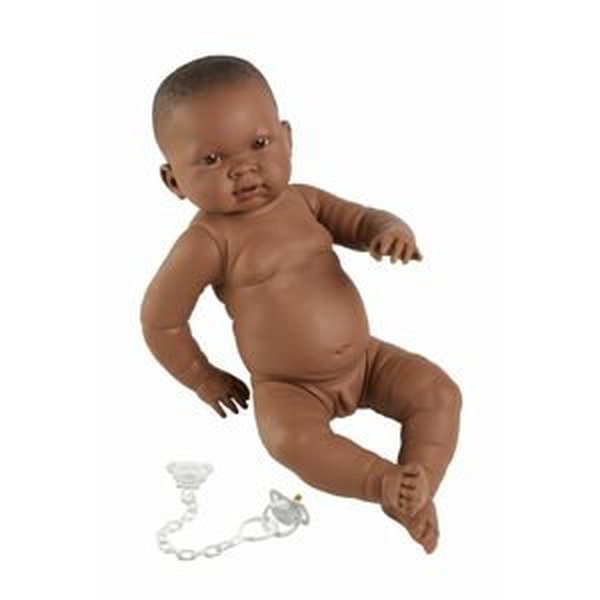 Llorens 45003 NEW BORN CHLAPEK - realistické miminko s celovinylovým tělem