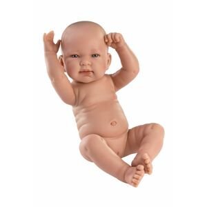 Llorens 73802 NEW BORN DÍVKO - realistické miminko s celovinylovým tělem - 40 cm