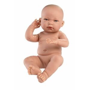 Llorens 84302 NEW BORN DÍVKO - realistické miminko s celovinylovým tělem - 43 cm