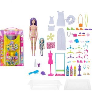 Mattel Barbie Color reveal neonová batika dárkový set