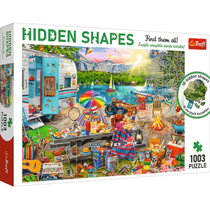 Trefl Puzzle 1000 Hidden Shapes -Výlet karavanem