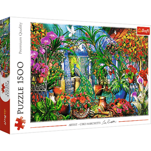 Trefl Puzzle 1500 - Tajemná zahrada