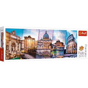 Trefl Panoramatické puzzle 500 - Cesta do Itálie