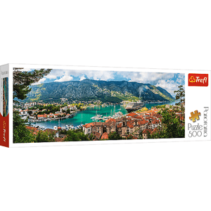 Trefl Panoramatické puzzle 500 - Kotor, Černá Hora