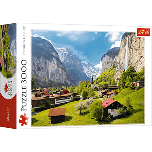 Trefl Puzzle 3000 - Lauterbrunnen, Švýcarsko