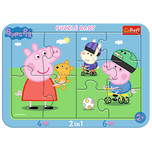 Trefl Baby puzzle s rámečkem - Peppa Pig