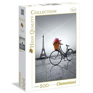 Clementoni - Puzzle 500 Romantická procházka Pařížem