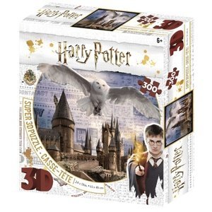 3D puzzle Harry Potter Bradavice a Hedwig 300 ks