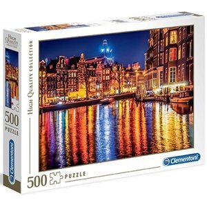 Clementoni - Puzzle 500 Amsterdam