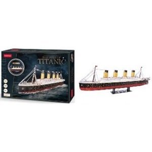 Puzzle 3D Titanic/led - 266 dílků