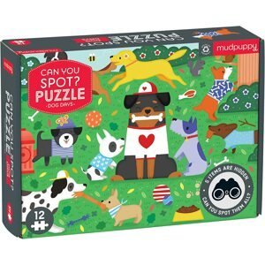 Puzzle "umíte najít?" Psí dny 12 Mudpuppy