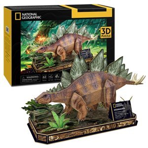 Puzzle 3D Stegosaurus 62 dílků