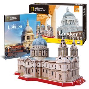 Puzzle 3D National Geographic: Katedrála svatého Pavla 107 dílků