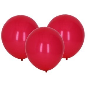 Balónek nafukovací 30cm - sada 10ks, červený