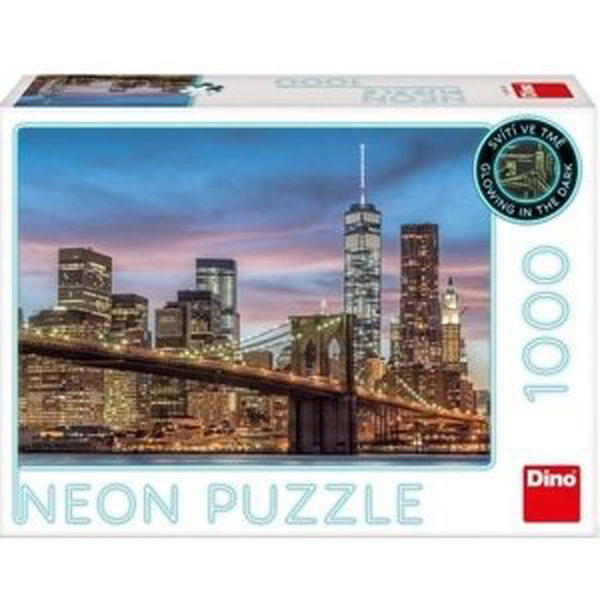 Puzzle New York 1000 dílků neon