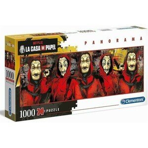 Puzzle 1000 dílků Panorama - La Casa de Papel