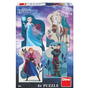 Puzzle Frozen: Přátelství 4x54 dílků